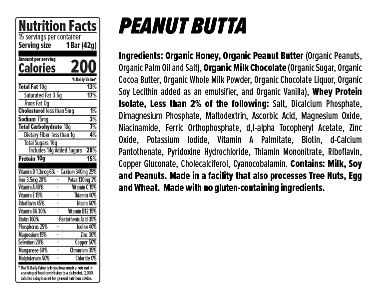 Nutritional information