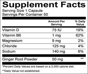 GU's Roctane Electrolyte Capsules nutritional information