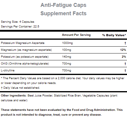Nutritional information