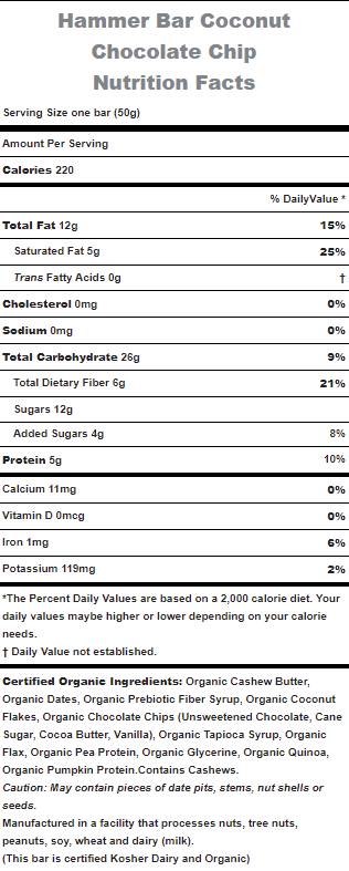 Nutritional information Nutritional information