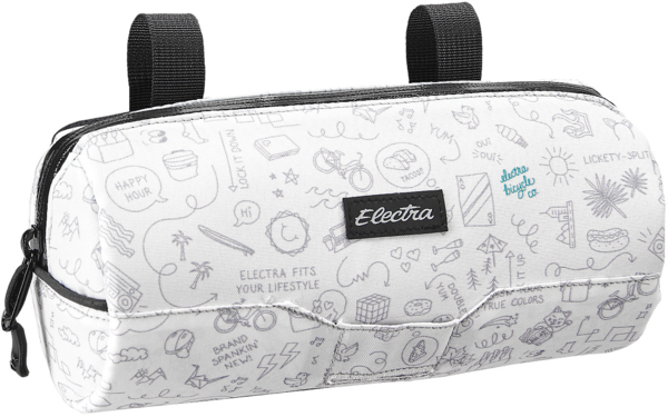 Electra Doodles Cylinder Handlebar Bag Electra Doodles Cylinder Handlebar Bag