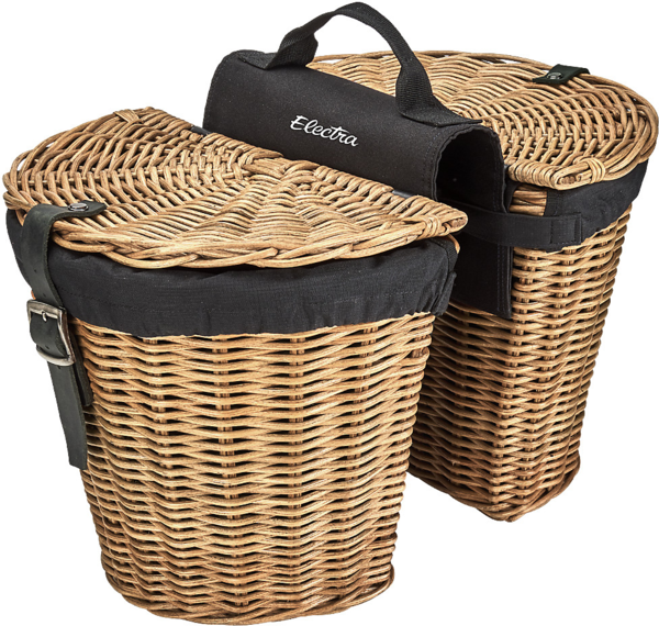 Electra Rattan Pannier Basket Electra Rattan Pannier Basket