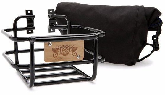Portland Design Works Takeout Front Basket w/Roll-Top Bag Portland Design Works Takeout Front Basket w/Roll-Top Bag