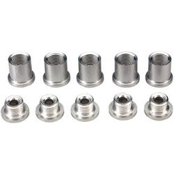 Problem Solvers Double Chainring Bolts Dual Hex Head - 10mm